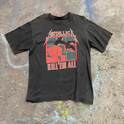 Buy Vintage Metallica Kill Em All Shirt Giant Merchandising XL 1990s • 139.79£