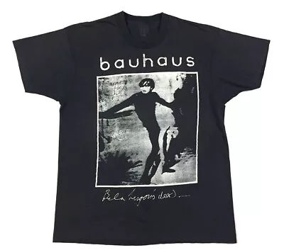 Buy BAUHAUS Bela Lugosi's Dead 1980s Short Sleeve Black All Size Shirt AG676 • 21£