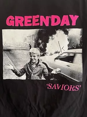 Buy Green Day 2024 New Black T-shirt Size Large • 19.99£