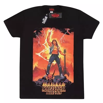 Buy Stranger Things - Eddie Rocks Un - Small - Unisex - New T-shirt - N777z • 10.35£