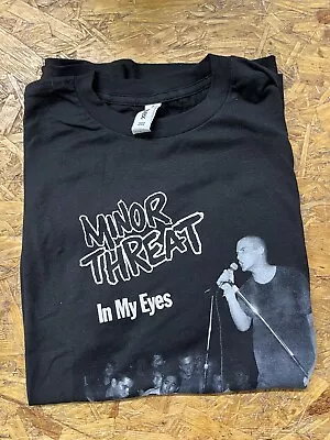 Buy Minor Threat In My Eyes T Shirt Screen Printed Tultex Brand New Large  • 25£