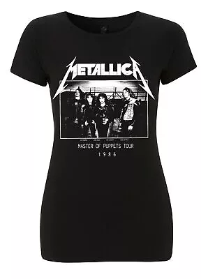 Buy Ladies Metallica Master Of Puppets Live Tour Licensed Tee T-Shirt Womens • 15.33£