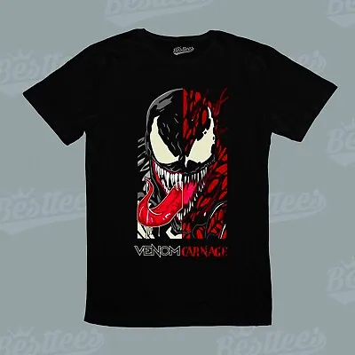 Buy Kids Adult MALE FEMALE Marvel Spiderman Venom VS Carnage Monster Spider T-Shirt • 21.38£