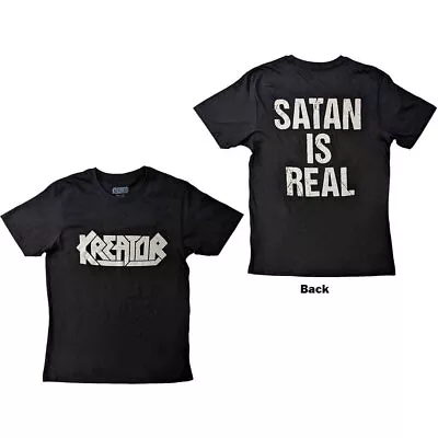 Buy Kreator Unisex T-Shirt: Satan Is Real (Back Print) (Small) • 17.80£