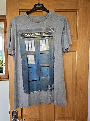 Buy Dr Who Tardis T Shirt. Grey Base, Size Large. Unisex. Unworn.sex • 13.50£