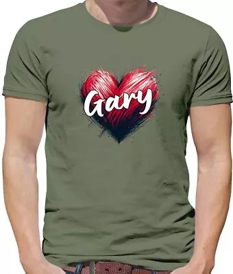 Buy Love Heart Gary - Mens T-Shirt - Music Barlow Take Singer That Gig • 13.95£