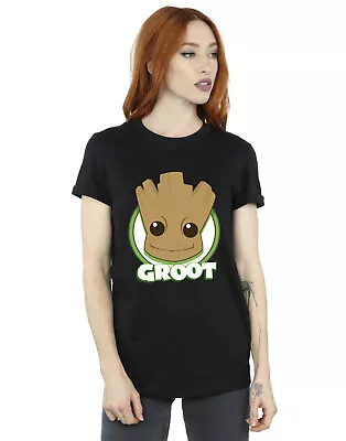 Buy Guardians Of The Galaxy Women's Groot Badge Boyfriend Fit T-Shirt • 13.99£