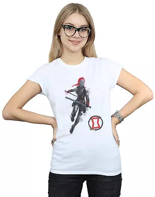 Buy Marvel Women's Avengers Endgame Painted Black Widow T-Shirt • 13.99£