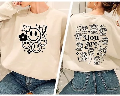 Buy Self Love You Sweatshirt Positive Vibes Hoodie Oversize Sweatshirt, Gift For Her • 27.07£
