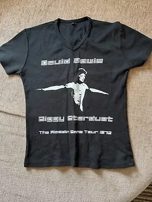 Buy David Bowie Ziggie Stardust The Aladdin Sane Tour 1973 Unofficial T Shirt • 10£