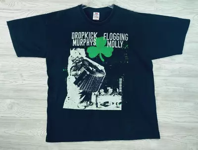 Buy Dropkick Murphys Flogging Molly Shirt Large Concert Band Tee Summer Tour 2018 • 23.81£