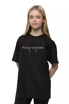 Buy BlackPink T Shirt Pink Venom Band Logo New Official Unisex Black L • 18.95£