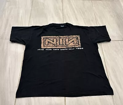 Buy Nine Inch Nails 1994 NIN Tour Shirt L Vintage • 28.79£