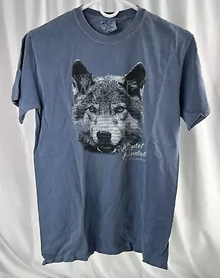 Buy Alligator Adventure South Carolina Men’s Small Blue Long Sleeve Wolf T-Shirt • 20.49£
