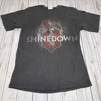 Buy Shinedown 2009 Sound Of Madness Tour Merch T Shirt Mens Medium Black Concert Tee • 15.83£