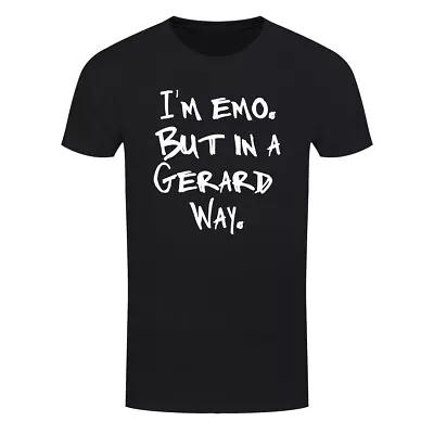 Buy Grindstore Mens Im Emo But In A Gerard Way T-Shirt GR4134 • 15.59£