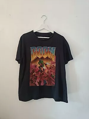 Buy Bethesda Cotton Doom Graphics T-shirt Licenses By Difuzed XXL • 10£
