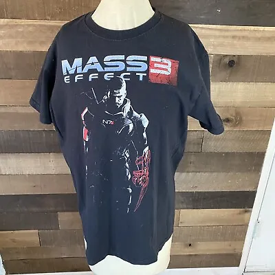 Buy Mass Effect 3 T Shirt Black Mens Size Medium Pre Owned Video Game • 16.62£