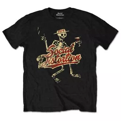 Buy Social Distortion Men's Vintage 1979 T-Shirt, Black, Medium • 15.95£