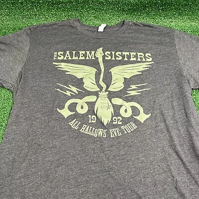Buy The Salem Sisters All Hallows Eve Tour 1992 Gray Green T-Shirt Size Large • 19.80£