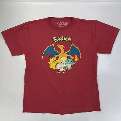 Buy Nintendo Pokémon Charizard & Friends Game Freak Red T-Shirt Youth Size L Casual • 10.55£