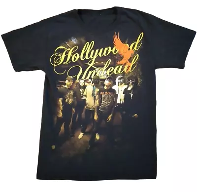 Buy T-Shirt: Vintage 00's HOLLYWOOD UNDEAD - Rap / Rock NuMetal - Size M • 22.37£