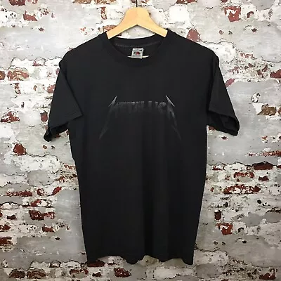 Buy Fruit Of The Loom Mens Black Short Sleeved T Shirt Size Small S Metallica • 7.99£