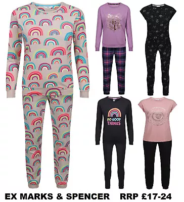 Buy Girls Pyjamas Nightwear Ex Marks & Spencer Pj Sets 6 7 8 9 10 11 12 13 14 15 16y • 10.99£