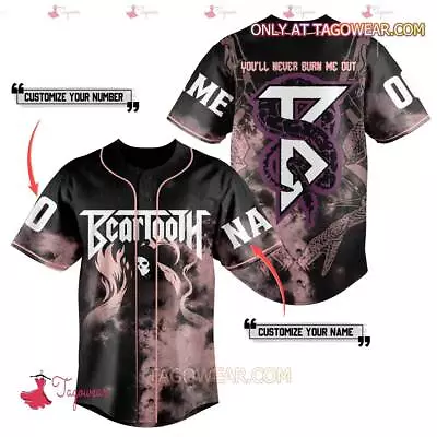 Buy Personalized Beartooth You’ll Never Burn Me Out 3D Jersey Shirt S-5XL • 30.80£