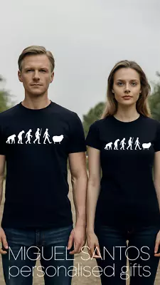 Buy Evolution Of Sheep T-Shirt Funny Shirt Shepherd Fluffy Wool Humorous Graphic Tee • 14.95£