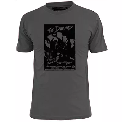 Buy Mens Damned New Rose Inspired Gig Poster T Shirt Punk Rock  • 11.99£