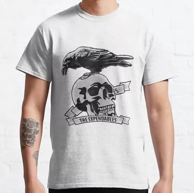 Buy Skull Crow Expendables T Shirt Retro Birthday Film Cool Tv Film Comedy Novelty • 6.99£