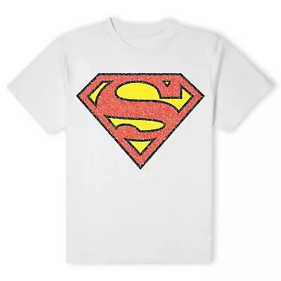 Buy Official DC Comics Superman Original Superman Crackle Logo Unisex T-Shirt • 12.99£