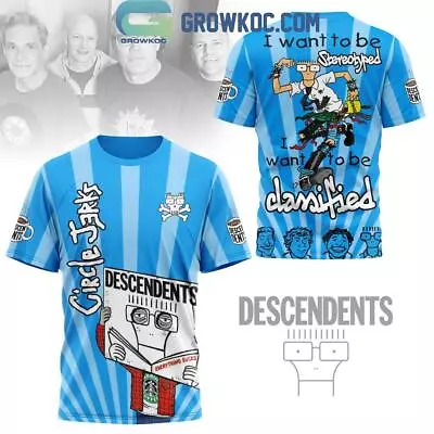 Buy Descendents I Want To Be Stereotyped And Classified Fan Hoodie T-Shirt • 28£