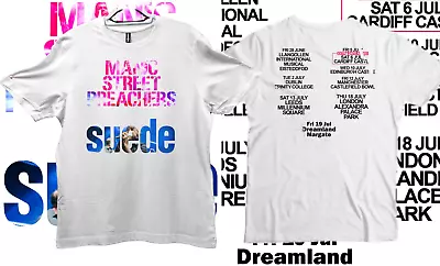 Buy Manic Street Preachers & Suede 2024 Collab Tour T-shirt. Sublimation Print. F&B • 18.50£