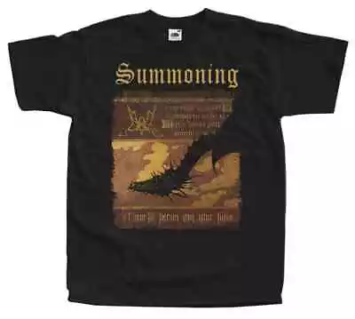 Buy Summoning - Let Mortal Heroes Sing Your Fame T Shirt S-5Xl Black 100% Cotton • 24.26£