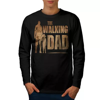 Buy Wellcoda Walking Dad Family Zombies Mens Long Sleeve T-shirt • 20.99£