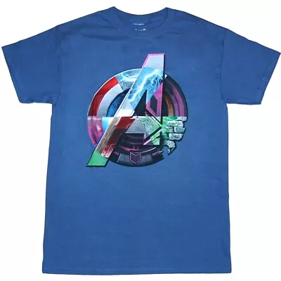 Buy Avengers Age Of Ultron Shield Symbol T-Shirt • 12.13£