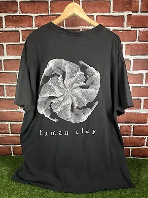 Buy Vintage 1999 Creed Human Clay Rock Band Album Promo Tee RARE T-Shirt XL • 84.02£