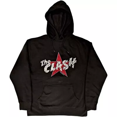 Buy The Clash Unisex Pullover Hoodie: Star Logo (Medium) • 30.88£