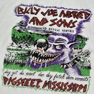 Buy 80s T-shirt Outstanding Quality 90S Vintage Billy Joe M2_0724 • 121.70£