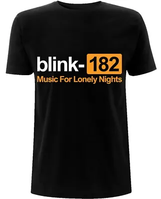 Buy Blink 182 Music For Lonely Nights Black T-Shirt NEW OFFICIAL • 16.79£