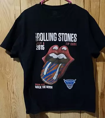 Buy Rolling Stones Mens Size L Comerica Park Mi Zip Code Tour 2015 Pre-owned Vgc • 23.34£