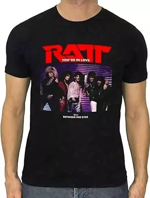 Buy Rare Ratt T-Shirt You'Re In Love 1985 Heavy Metal Band Cotton Black Tee Shirt • 10.26£