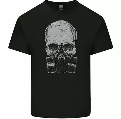 Buy Gasmask Skull T-Shirt Mens Gothic Biker Heavy Metal Rock Music Motorbike Top Tee • 10.99£