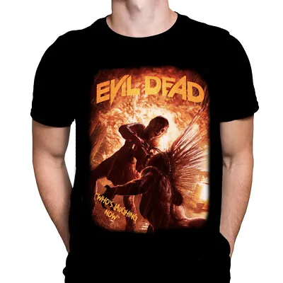 Buy EVIL DEAD - WHO'S LAUGHING NOW - T-Shirt Sizes S -5XL - Movie  / Halloween • 21.95£