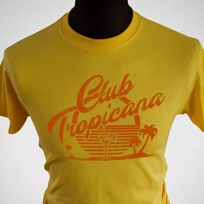 Buy Club Tropicana T Shirt Retro 80's Party Pop Ibiza Holiday Cool Yellow • 13.99£