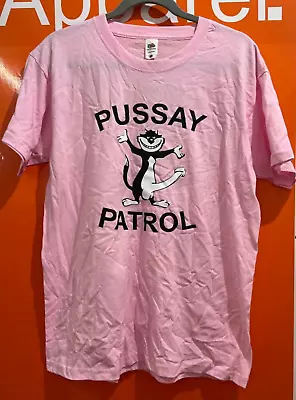 Buy Pussay Patrol / Batty Eater T Shirt, Pink, Inbetweeners, Stag, Medium, New, Sf • 9.95£