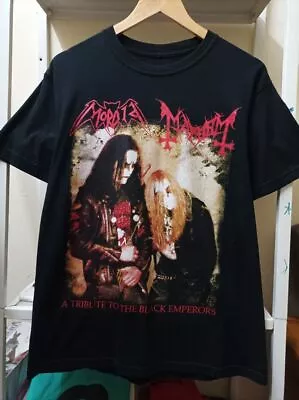 Buy Mayhem Morbid Black Metal Tshirt Black Emperor Darkthrone Unisex Tshirt KH4804 • 18.66£