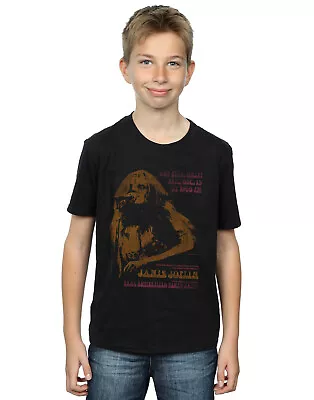 Buy Janis Joplin Boys Madison Square Garden T-Shirt • 12.99£